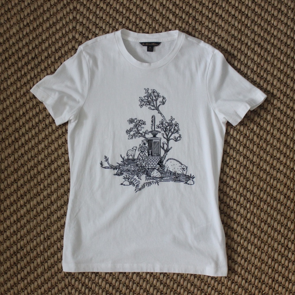 Brooks Brothers Classic White Tee.